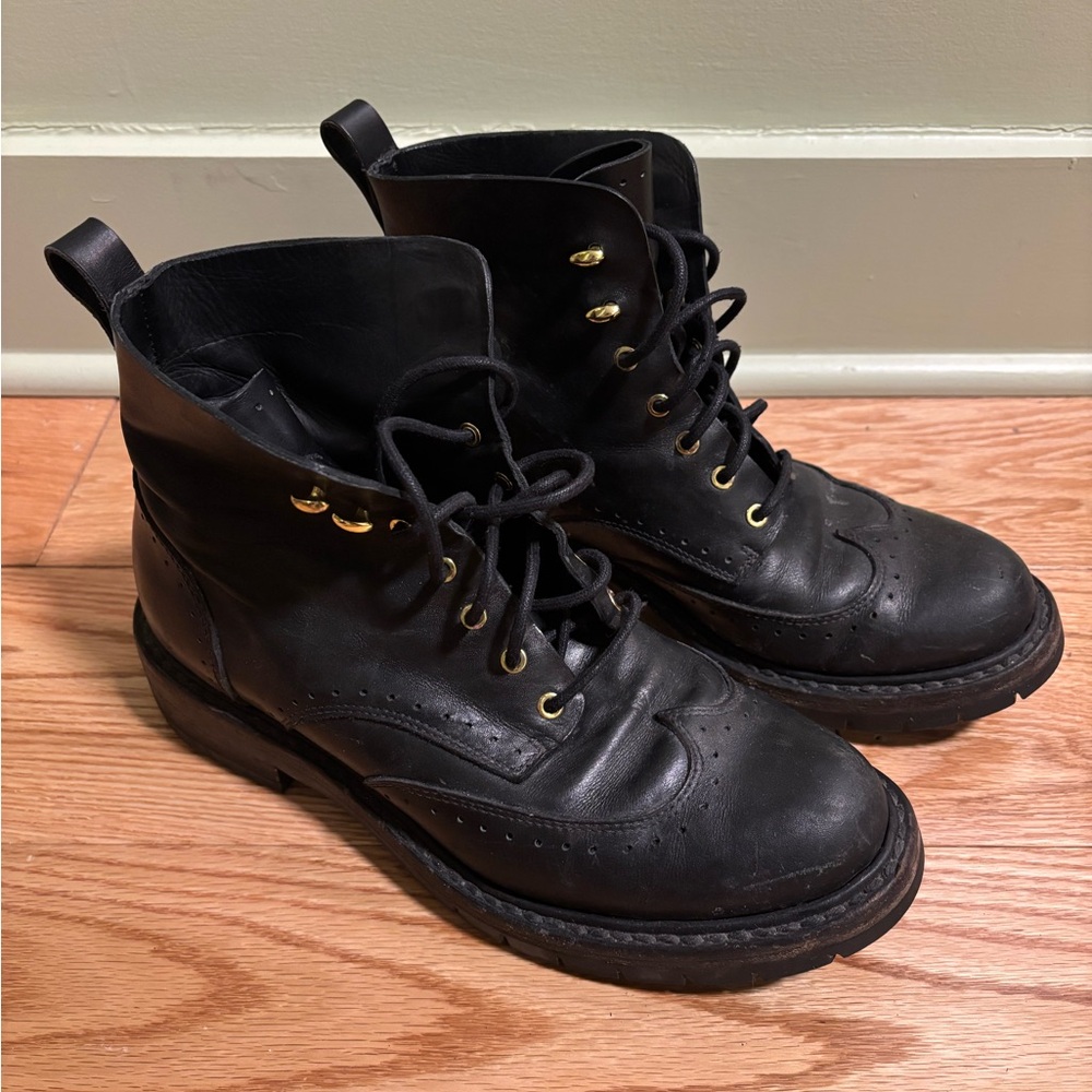 Rag & Bone Black Leather Boots